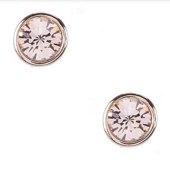 Givenchy Jewelry - Givenchy Earrings, Rose Gold-Tone Swarovski Element Stud Earrings